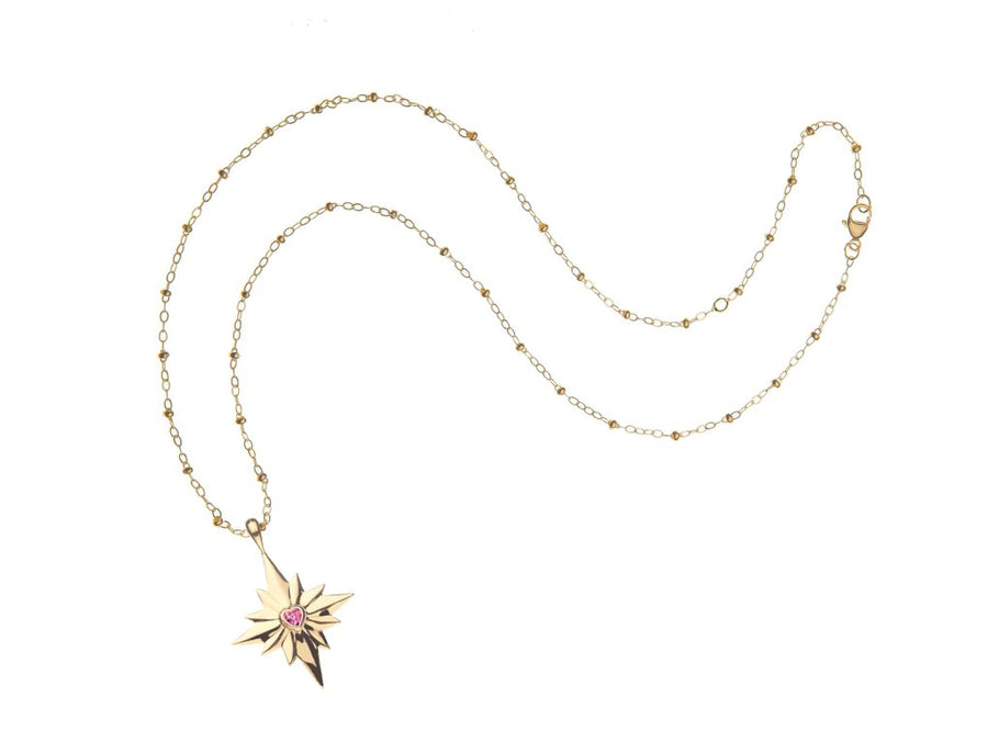 Forever Make A Wish Birthstone Star July 16-18" Satellite Jewelry - Necklaces Jane Win 