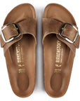 Madrid Big Buckle Cognac Shoes - Sandals - Flat Sandals Birkenstock 