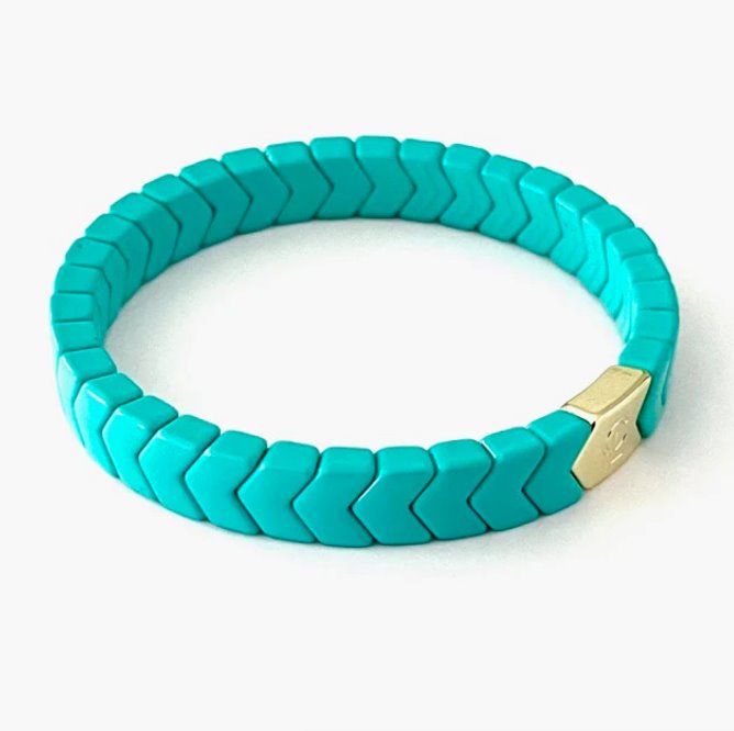 Arrow Enamel Bracelet Turquoise Jewelry - Bracelets Caryn Lawn 
