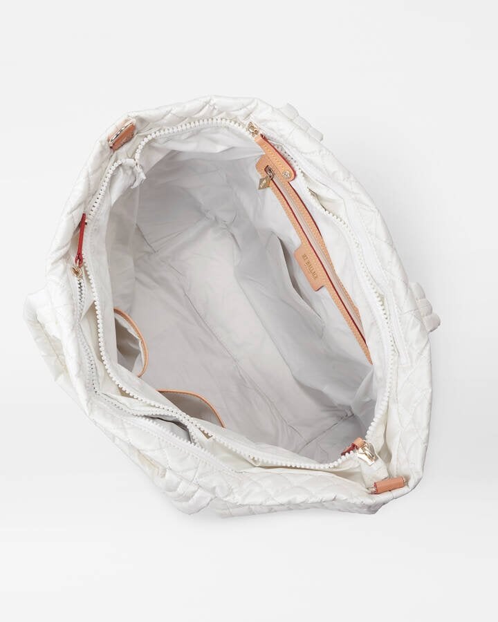Metro Tote Deluxe Medium Pearl Metallic Handbags - Tote & Satchel MZ Wallace 