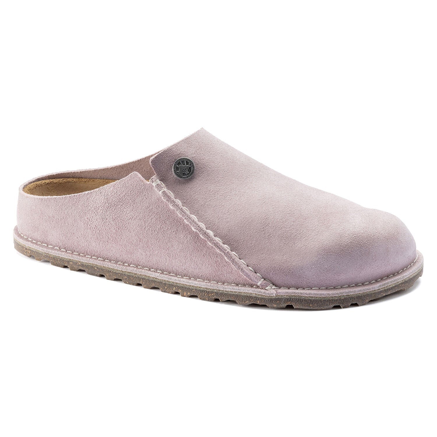 Zermatt Premium Suede Leather Lavander Blush Shoes - Flats - Slide Birkenstock 