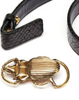 Brass Beetle Buckle Gold Accessories - Belts Claris Virot 