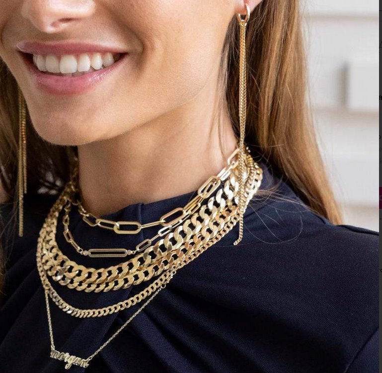 Marta Necklace Gold – Peter Kate - Main Image