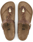 Gizeh Braided Cognac Shoes - Sandals - Flat Sandals Birkenstock 
