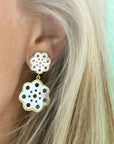 Gardenia Drop Earring Small Jewelry - Earrings ASHA 