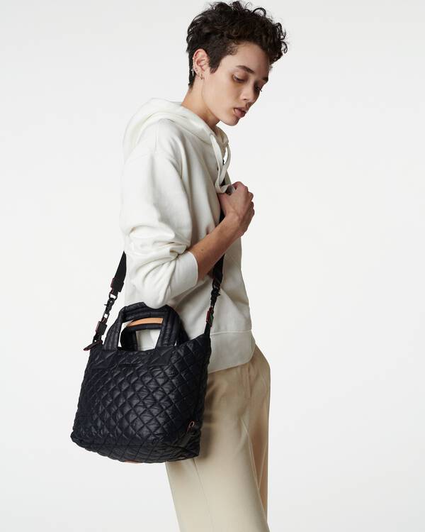 Sutton Deluxe Small Black Handbags - Crossbody MZ Wallace 