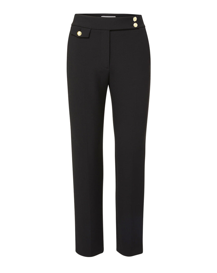 Renzo Pant Black With Gold Buttons