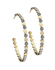 Bea 2" Hoops Two Tones Jewelry - Earrings Jennifer Zeuner 