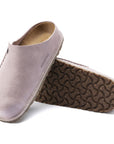 Zermatt Premium Suede Leather Lavander Blush Shoes - Flats - Slide Birkenstock 