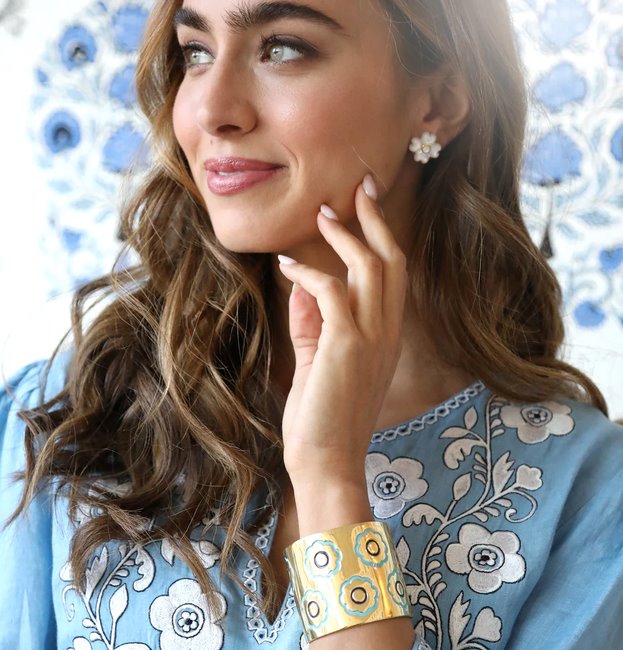 Elle Stud MOP Jewelry - Earrings ASHA 