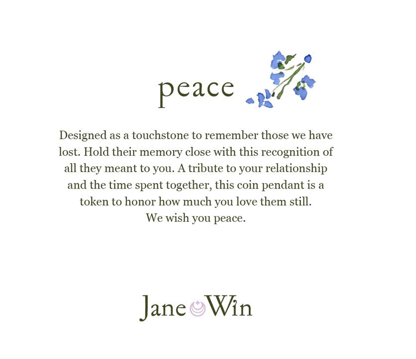 Peace Original 20" Drawn Link Jewelry - Necklaces Jane Win 