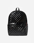 Metro Backpack Black Lacquer Handbags - Backpack MZ Wallace 