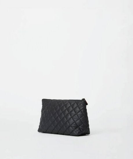 Zoey Cosmetic Large Black Handbags - Small Leather Goods - Pouches MZ Wallace 