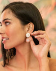 Alexandria Earrings White Jewelry - Earrings ASHA 