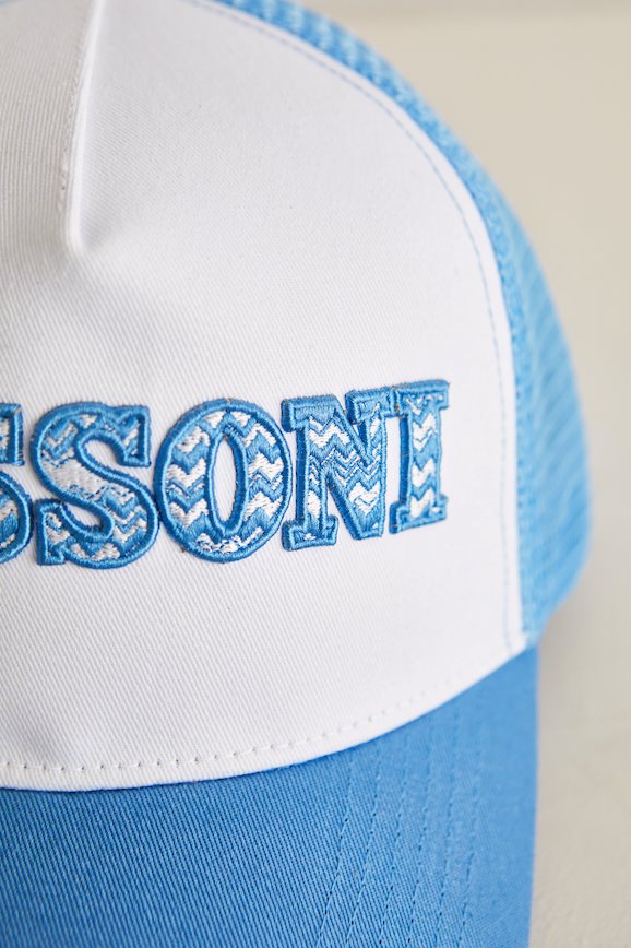Baseball Woven Hat Blue Accessories - Hats Missoni 