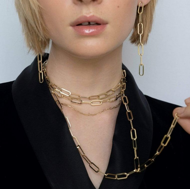 Marta Necklace Gold Jewelry - Necklaces Jennifer Zeuner 