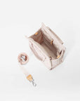 Mini Metro Box Tote Rose With Sequin Handbags - Crossbody MZ Wallace 