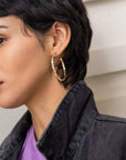 Margaux 2" Hoops Silver Jewelry - Earrings Jennifer Zeuner 
