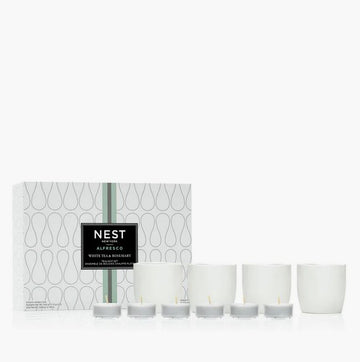 Tealight Set Alfresco White Tea & Rosemary Accessories - Candles & Diffusers - Candles NEST 