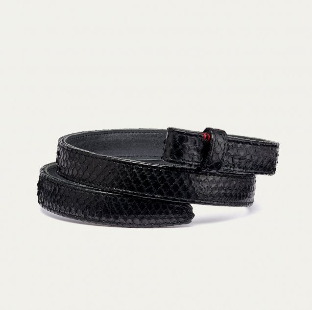 Python Baby Belt Black Accessories - Belts Claris Virot 