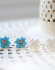 Elle Stud Turquoise Jewelry - Earrings ASHA 