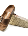 Madrid Big Buckle Cognac Shoes - Sandals - Flat Sandals Birkenstock 