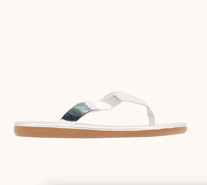 Laconia FF Sandal Silver Shoes - Sandals - Flip Flops Ancient Greek Sandals 