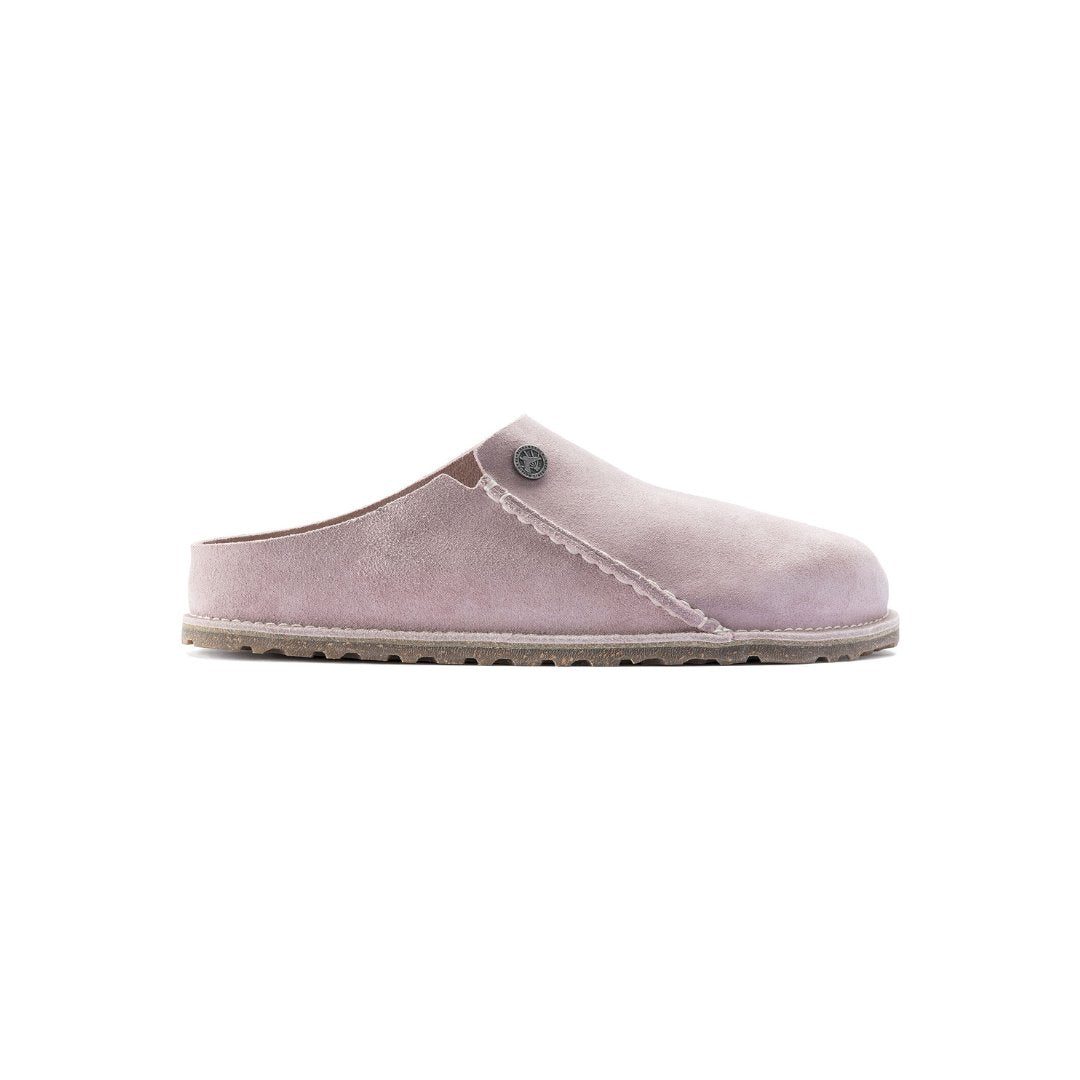 Zermatt Premium Suede Leather Lavander Blush Shoes - Flats - Slide Birkenstock 