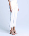 Kendra Crop Flare Blanc Denim - Cropped & Ankle L'Agence 