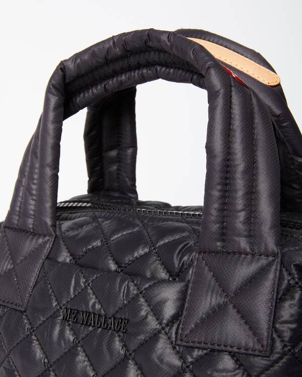 Sutton Deluxe Small Black Handbags - Crossbody MZ Wallace 