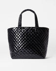 Metro Tote Deluxe Large Black Lacquer Handbags - Tote & Satchel MZ Wallace 