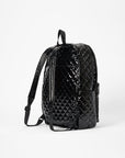 Metro Backpack Black Lacquer Handbags - Backpack MZ Wallace 