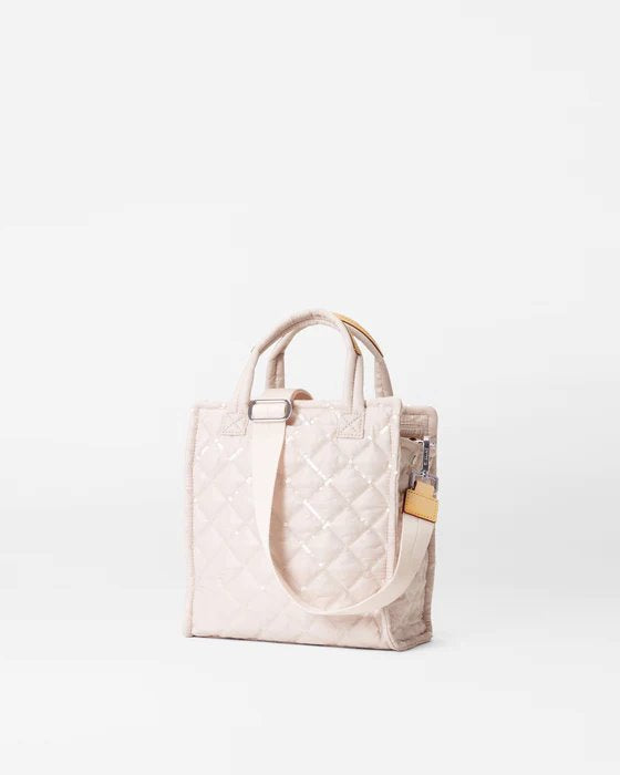Mini Metro Box Tote Rose With Sequin Handbags - Crossbody MZ Wallace 