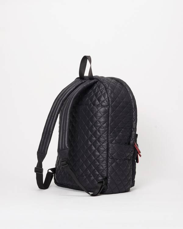 Metro Backpack Deluxe Black Handbags - Backpack MZ Wallace 
