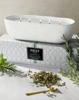 Multi Wick Decorative Candle White Tea & Rosemary Accessories - Candles & Diffusers - Candles NEST 