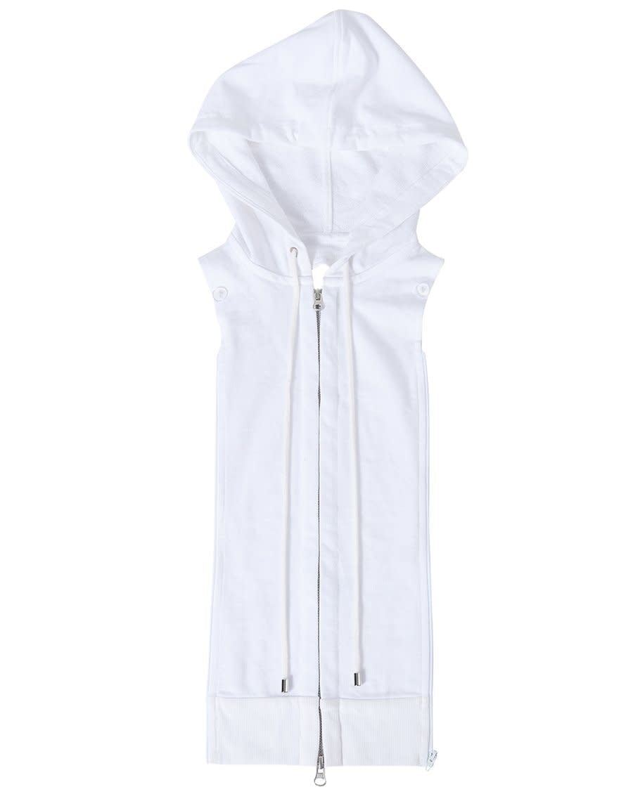 Cotton Hoodie Dickey White Apparel-Misc. Veronica Beard 