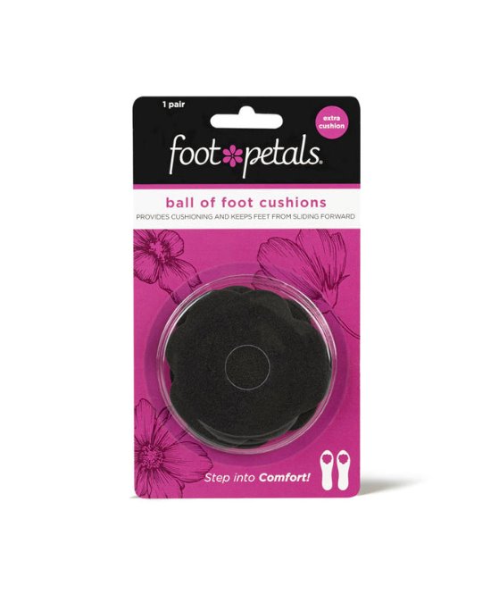 Ball Of Foot Cushions With Extra Cushion Black Apparel-Misc. Foot Petals 