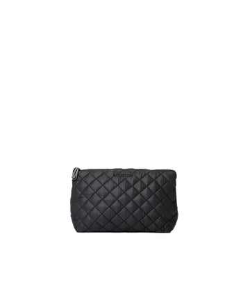Zoey Cosmetic Large Black Handbags - Small Leather Goods - Pouches MZ Wallace 