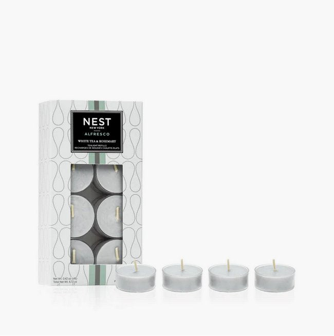 Tealight Refill x 16 White Tea & Rosemary Accessories - Candles & Diffusers - Candles NEST 