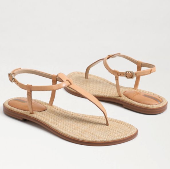 Gigi Thong Sandal Natural Shoes - Sandals - Flat Sandals Sam Edelman 