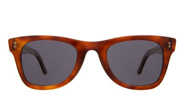Austin Sunglasses Red Havana/ Grey Flat Lenses Accessories - Sunglasses Illesteva 