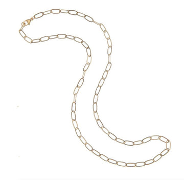 18" Drawn Link Chain Jewelry - Necklaces Jane Win 