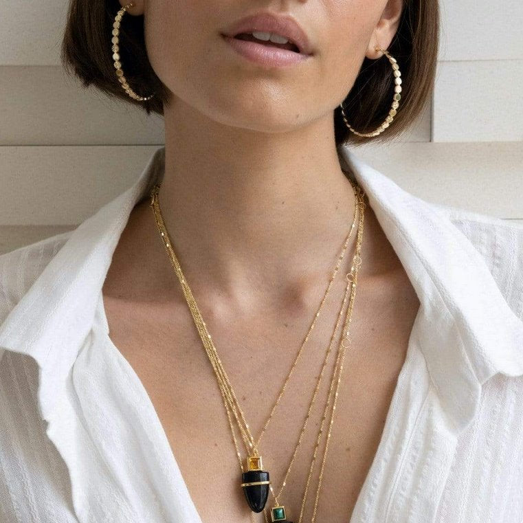 Margaux 2" Hoops Gold Jewelry - Earrings Jennifer Zeuner 