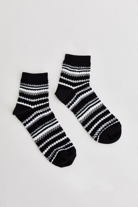 Short Socks Black/ Beige Multi Hosiery and Lingerie - Socks Missoni 