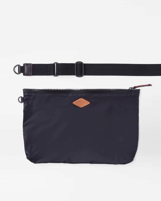 Sutton Deluxe Medium Black Handbags - Crossbody MZ Wallace 