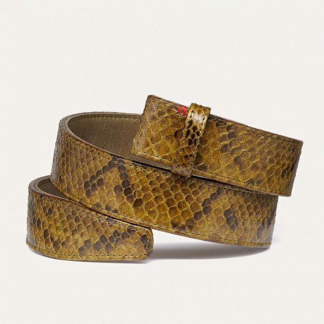 Python Belt Kaki Accessories - Belts Claris Virot 