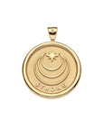 Strong Rising Sun Small Coin Jewelry - Necklaces Jane Win 