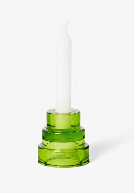 Terrace Candle Holder Green Accessories - Candles & Diffusers - Candles Areaware 
