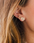 Garden Pave Climber Earrings Jewelry - Earrings ASHA 