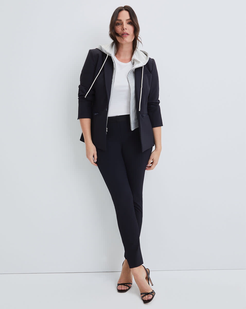 Scuba Dickey Jacket in Black Jackets - Blazers Veronica Beard 